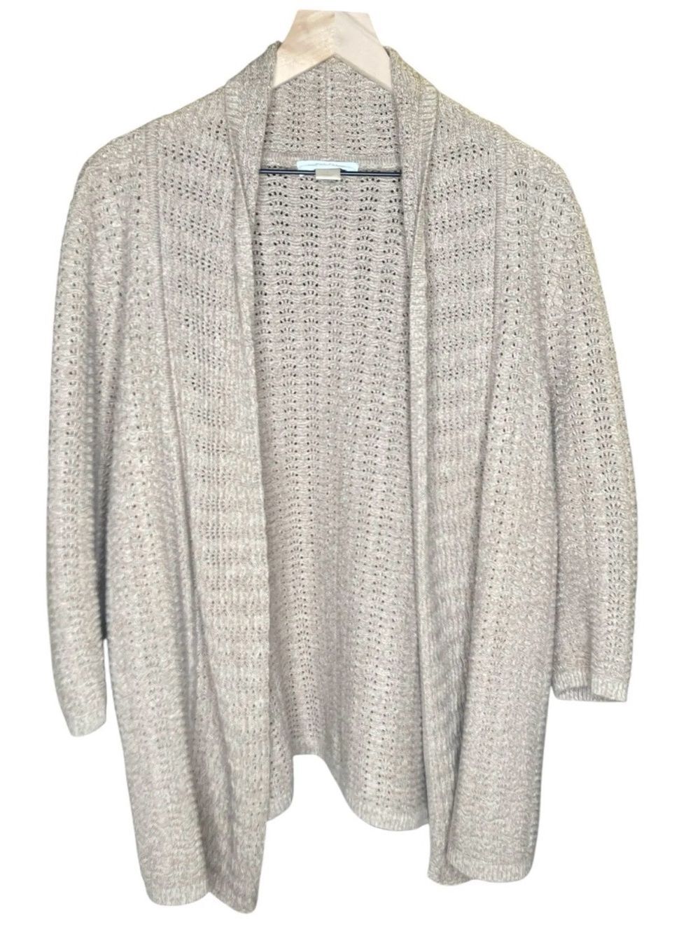 Christopher & Banks Cardigan Latte Brown Size  Large In great